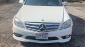 White 2010 Mercedes-Benz C300 sedan automatic For Sale