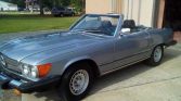 Blue 1983 Mercedes-Benz 300 SL convertible For Sale