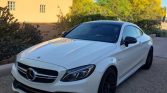 White 2018 Mercedes-Benz C63 S AMG coupe automatic For Sale