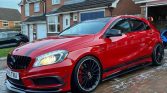 Red 2015 Mercedes-Benz A45 AMG Stage 2 automatic For Sale