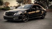 Black 2012 Mercedes-Benz E63 AMG automatic V8 sedan For Sale