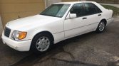 White 1994 Mercedes-Benz S350 automatic diesel sedan For Sale
