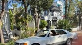 White 1985 Mercedes-Benz 500 SEC automatic For Sale