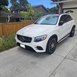 Polar white 2017 Mercedes-Benz GLC43 AMG automatic SUV For Sale