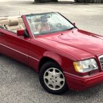 Red 1995 Mercedes-Benz E320 convertible automatic For Sale