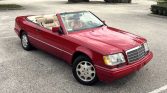 Red 1995 Mercedes-Benz E320 convertible automatic For Sale