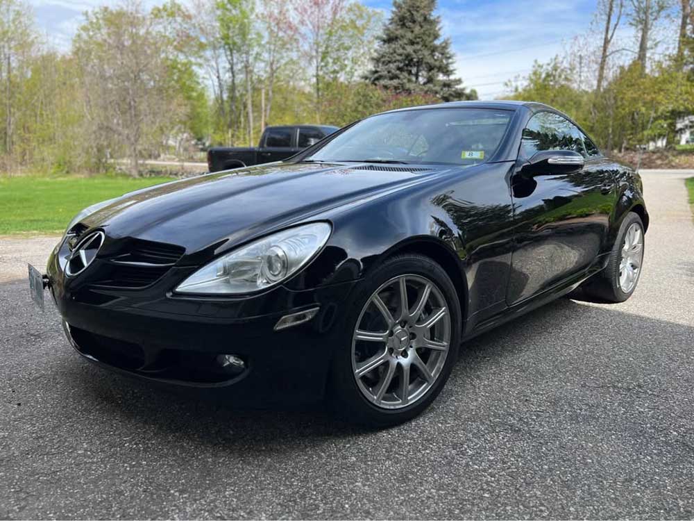 Black 2005 Mercedes-Benz SLK 350 roadster automatic For Sale