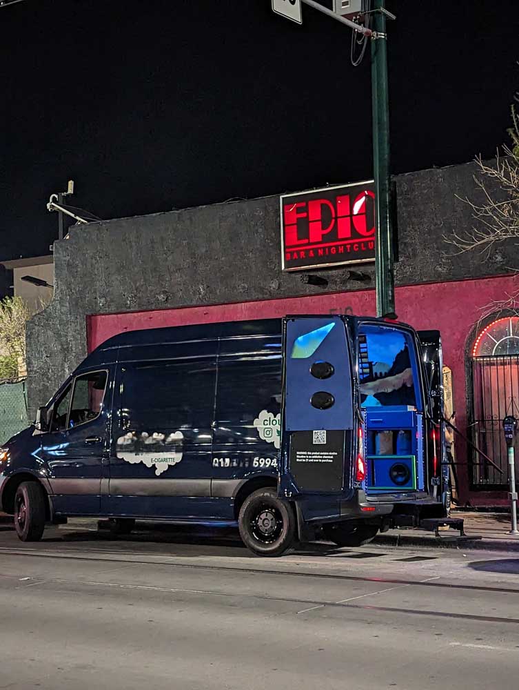 Blue 2022 Mercedes-Benz Sprinter 2500 cargo van automatic For Sale