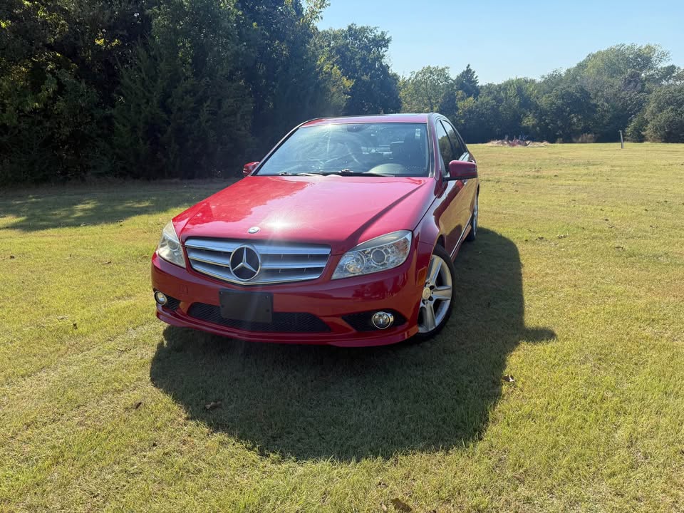 Red 2010 Mercedes-Benz C300 automatic sedan For Sale