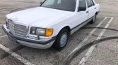 White 1989 Mercedes-Benz 560 SEL sedan automatic For Sale