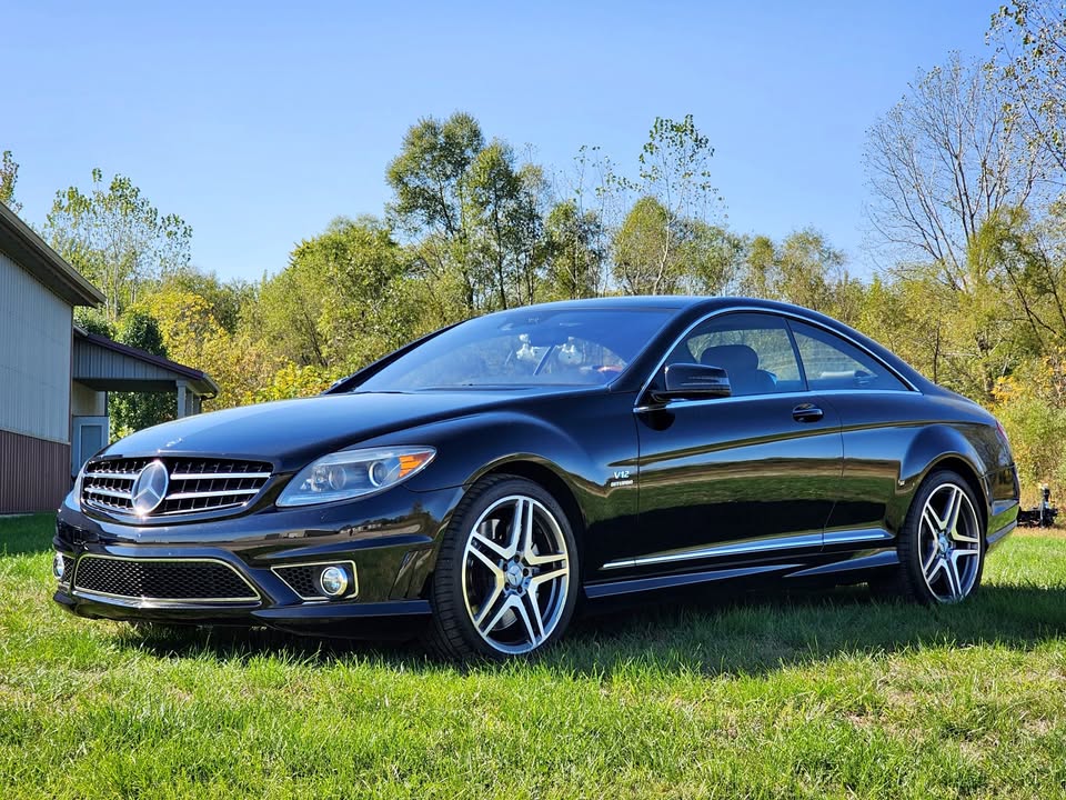 Black 2010 Mercedes-Benz CL65 AMG automatic coupe For Sale