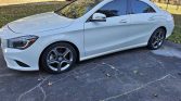 White 2014 Mercedes-Benz CLA 250 automatic coupe For Sale