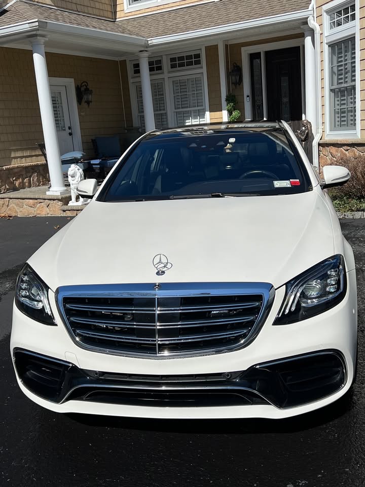 White 2020 Mercedes-Benz S63 AMG automatic sedan For Sale