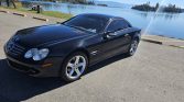 Black 2004 Mercedes-Benz SL500 automatic convertible For Sale