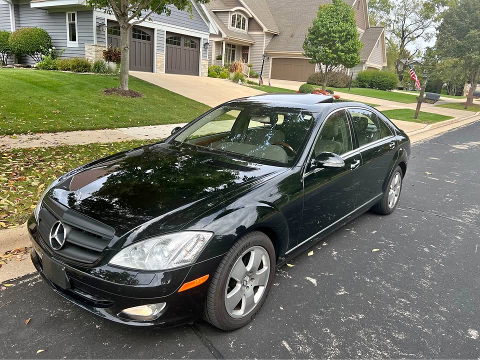Black 2007 Mercedes-Benz S550 automatic sedan For Sale