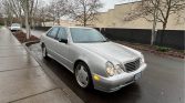 Silver 2001 Mercedes-Benz E55 AMG automatic sedan For Sale