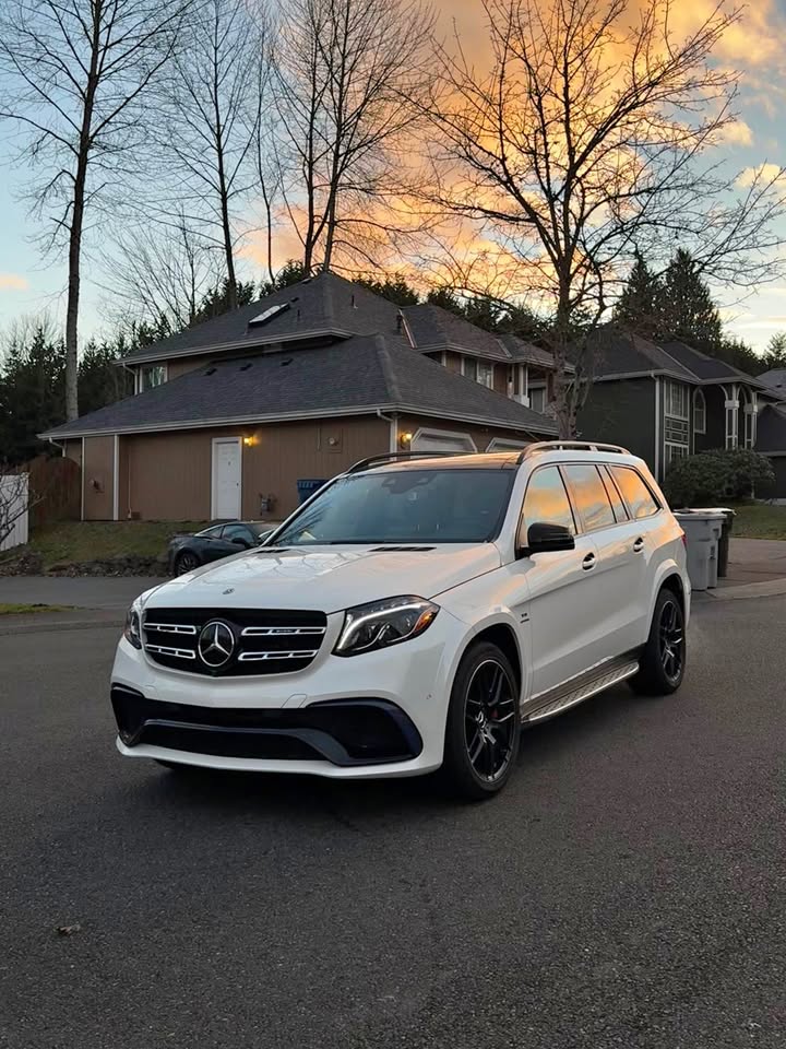 White 2018 Mercedes-Benz GLS 63 AMG automatic SUV For Sale