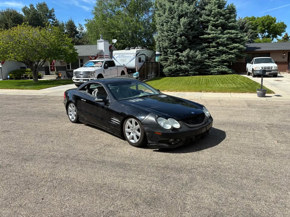 Black 2003 Mercedes-Benz SL500 automatic coupe For Sale