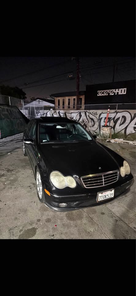 Black 2007 Mercedes-Benz C230 automatic sedan For Sale