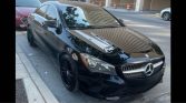 Black 2015 Mercedes-Benz CLA 250 automatic coupe For Sale