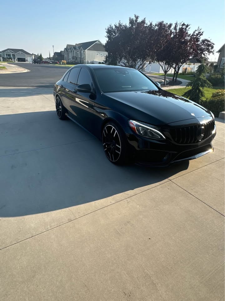 Black 2016 Mercedes-Benz C450 AMG automatic sedan For Sale