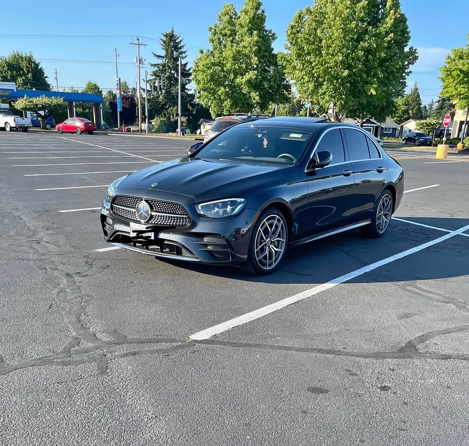 Black 2021 Mercedes-Benz E450 automatic sedan 4Matic For Sale
