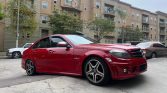 Red 2009 Mercedes-Benz C63 AMG automatic sedan For Sale