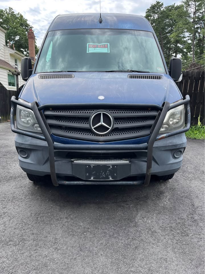 Blue 2016 Mercedes-Benz Sprinter 2500 automatic van For Sale