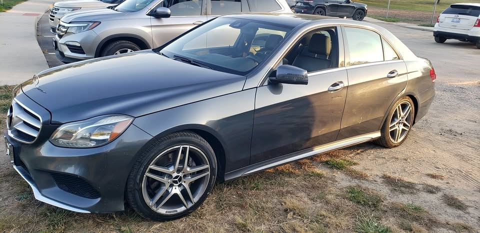 Gray 2014 Mercedes-Benz E350 4Matic automatic sedan For Sale