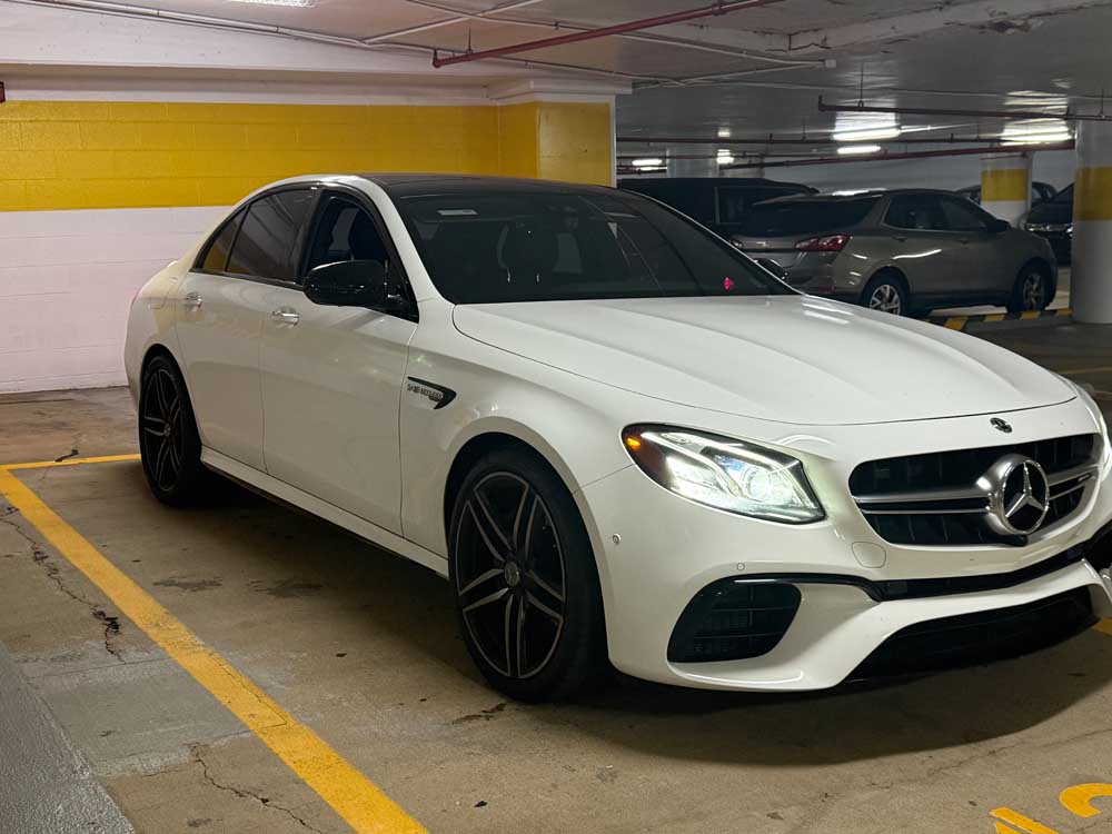 White 2018 Mercedes-Benz E63s automatic sedan For Sale