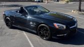 Black 2014 Mercedes-Benz SL 550 roadster automatic For Sale
