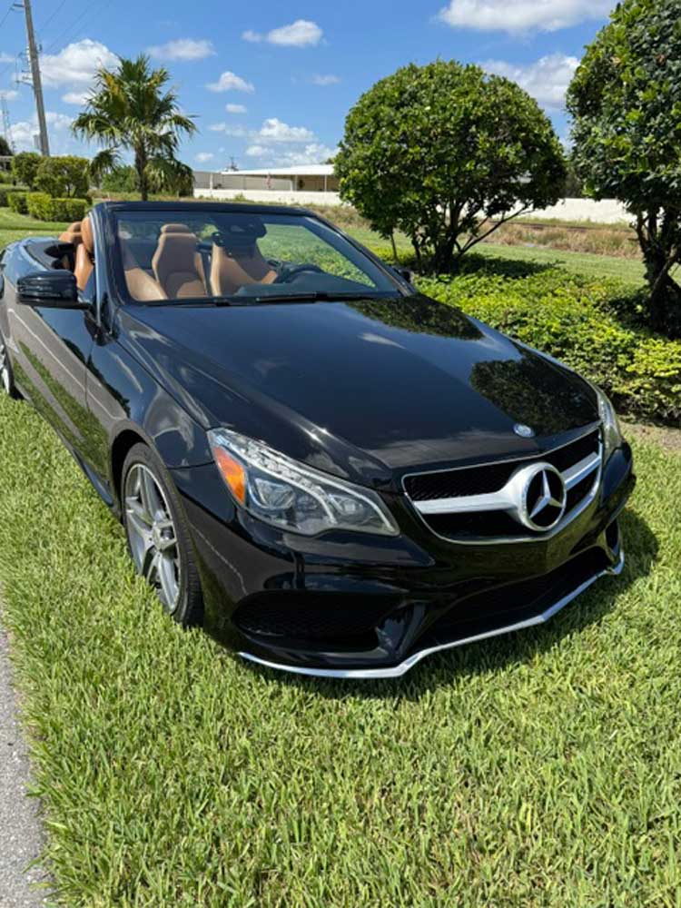Black 2016 Mercedes-Benz E400 convertible automatic For Sale