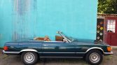 Green 1972 Mercedes-Benz SL450 automatic convertible For Sale