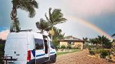 White 2020 Mercedes-Benz Sprinter diesel camper van For Sale
